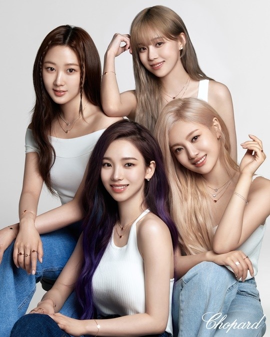 韩国女团aespa拍代言品牌最新宣传照