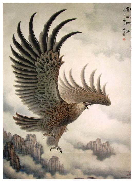 大鹏展翅恨天低