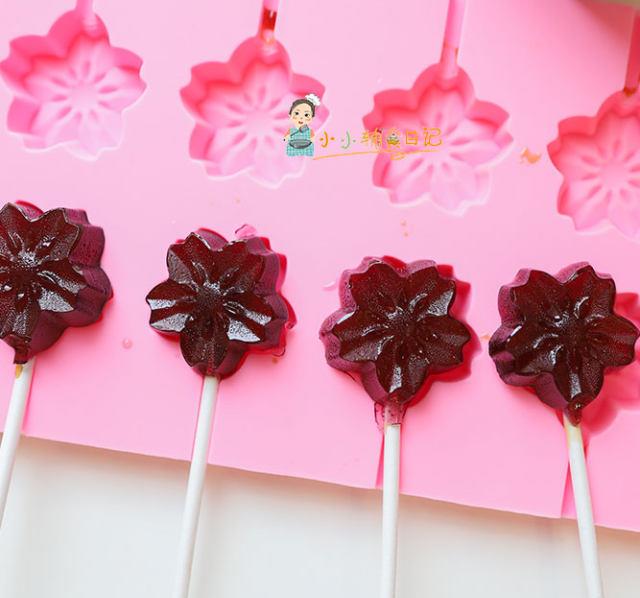 蓝莓棒棒糖淡淡的蓝莓味无色无添加