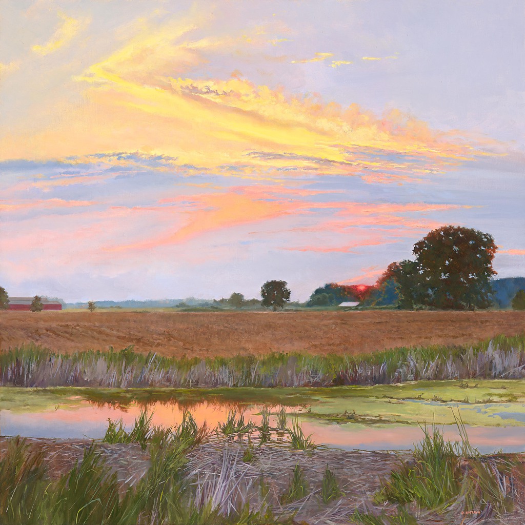 加拿大画家安塔亚的绮丽多姿的田园风景画太美了