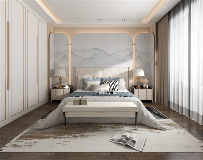 晶宫无缝墙布提升家居空间艺术气质