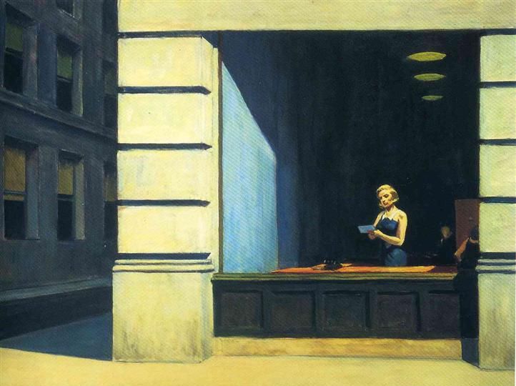 新现实主义画家爱德华·霍普作品欣赏