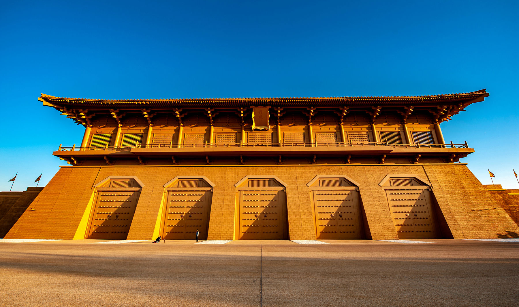 西安大明宫遗址公园最喜欢丹凤门