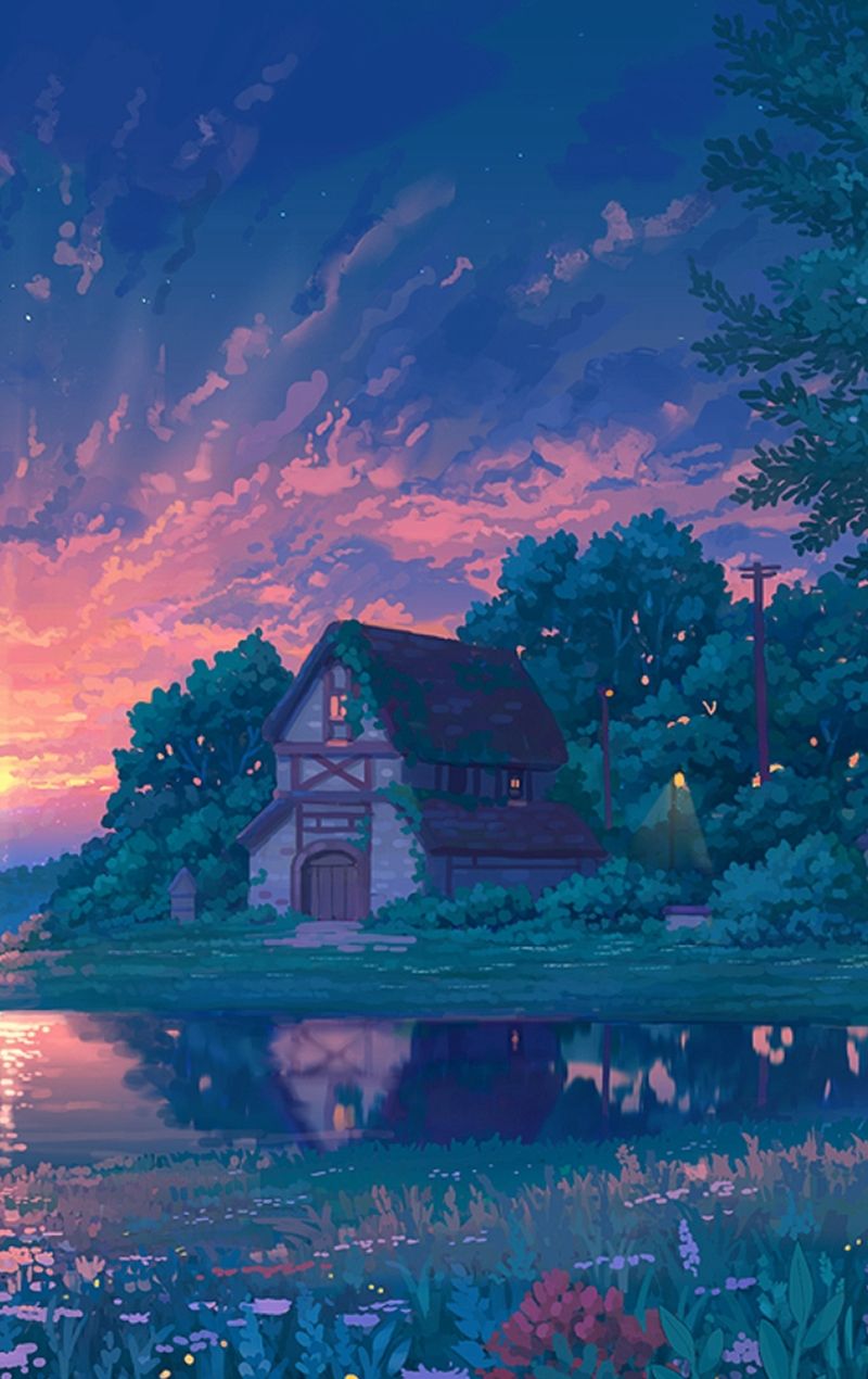 唯美"意境"插画手机壁纸