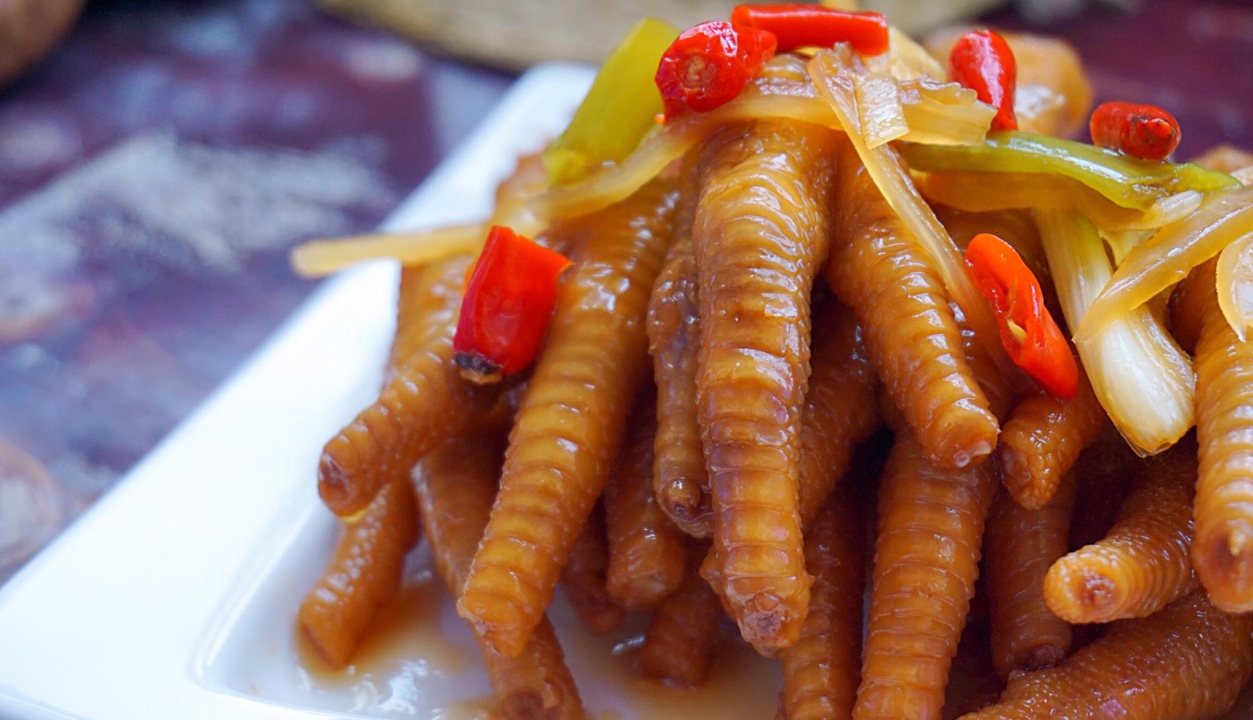 超简单又下饭的爽口凤爪香辣开胃一口接着一口停不下来了