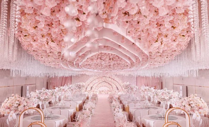 婚礼堂发布4大主题宴会厅西南首家庄园式婚礼堂