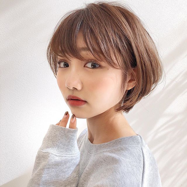 适合夏天的可爱减龄短发并且不挑脸型还百搭哦