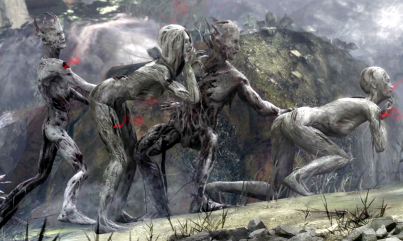 脊骨和噬极兽是目前灵笼中比较主要的两种地面生物,是他们威胁着灯塔