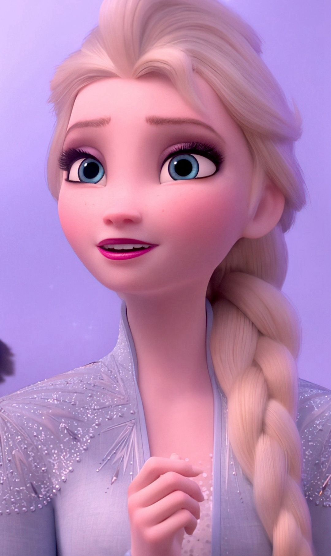 冰雪奇缘爱莎唯美动漫美女手机壁纸,一颦一笑,皆动人心