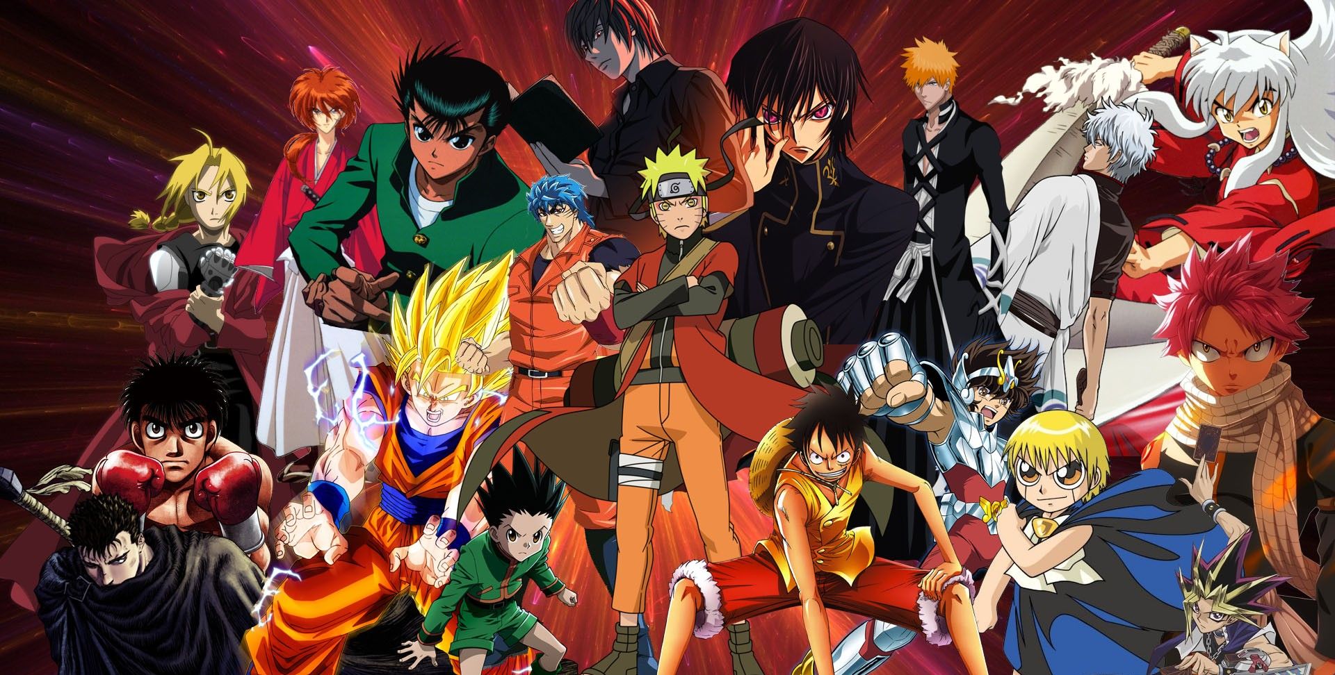 动漫人物大集合高清壁纸 包你喜欢