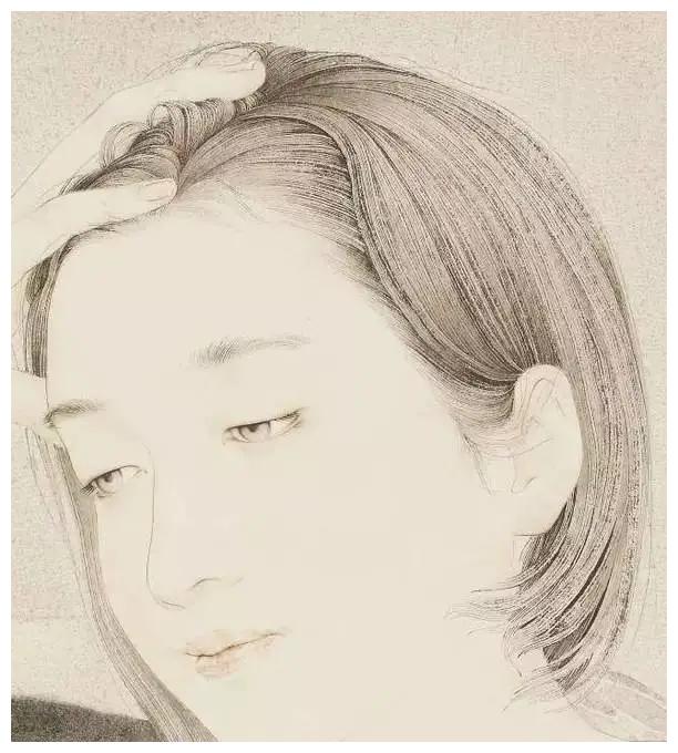 工笔画头发丝逼真得不敢看