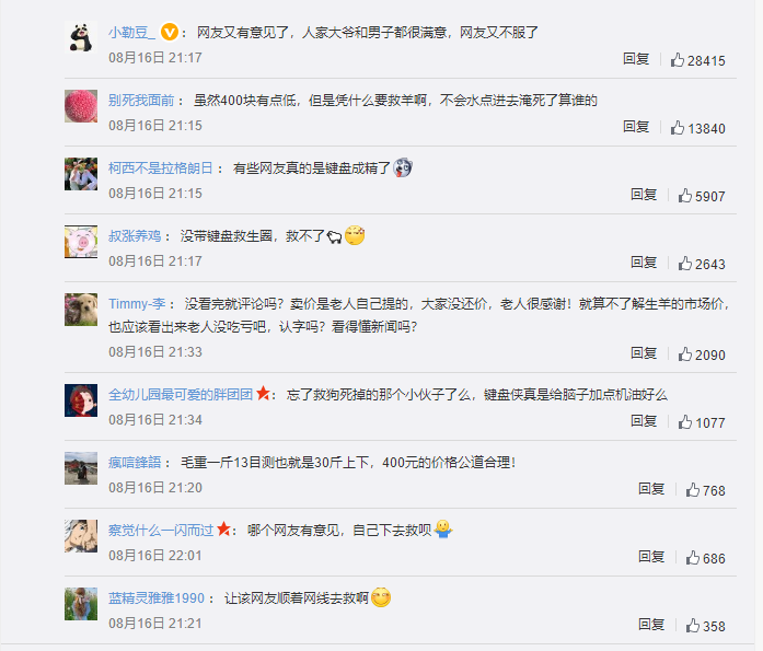 男子花400买溺水羊被网友指责：为什么不救羊？等羊死了低价购入休闲区蓝鸢梦想 - Www.slyday.coM