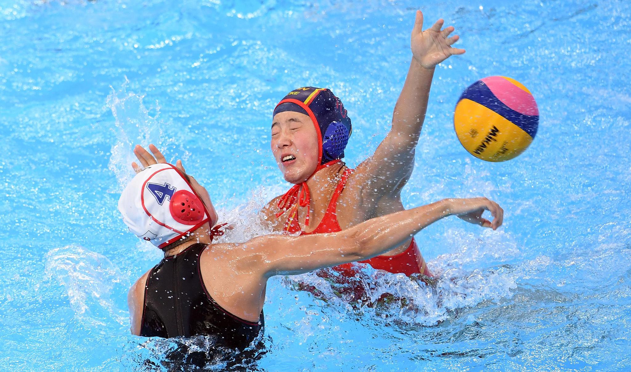 水球 小组赛 中国女队胜日本女队 水球 小组赛 中国女队胜日本女队