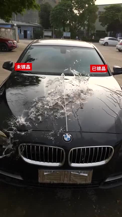 宝马diy磨泥镀晶,有做跟没做的差别也太大了!