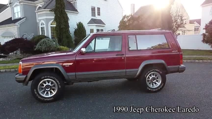 国内最早的顶级越野车老款切诺基两门版1990cherokee