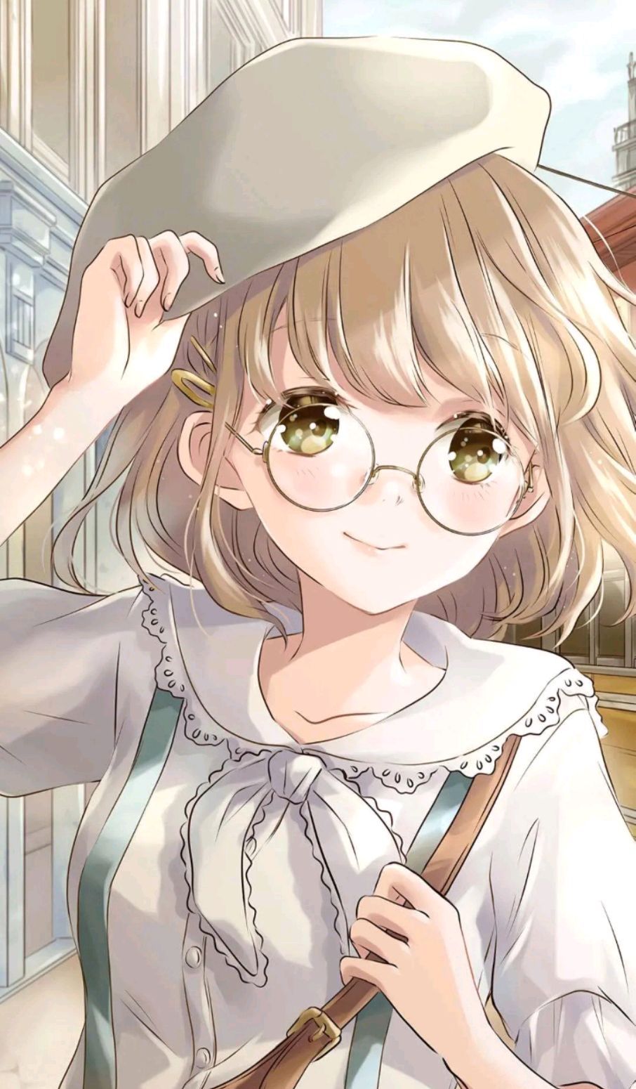 美少女壁纸,青春活力,校服动漫美少女,可爱呆萌,禁欲系