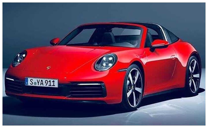 全新2021款保时捷911 Targa 4跑车官方照片泄漏