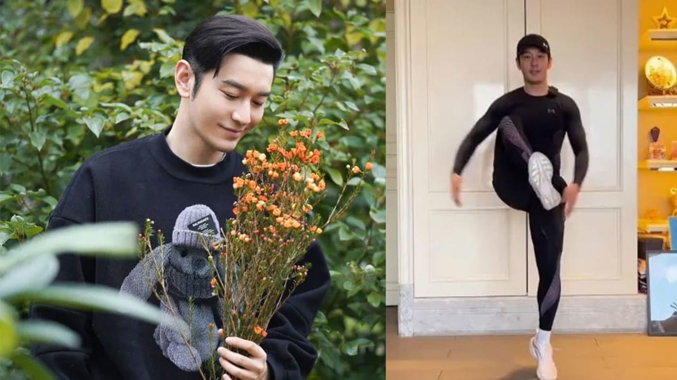 离婚后胃口大开黄晓明一个月胖了10kg