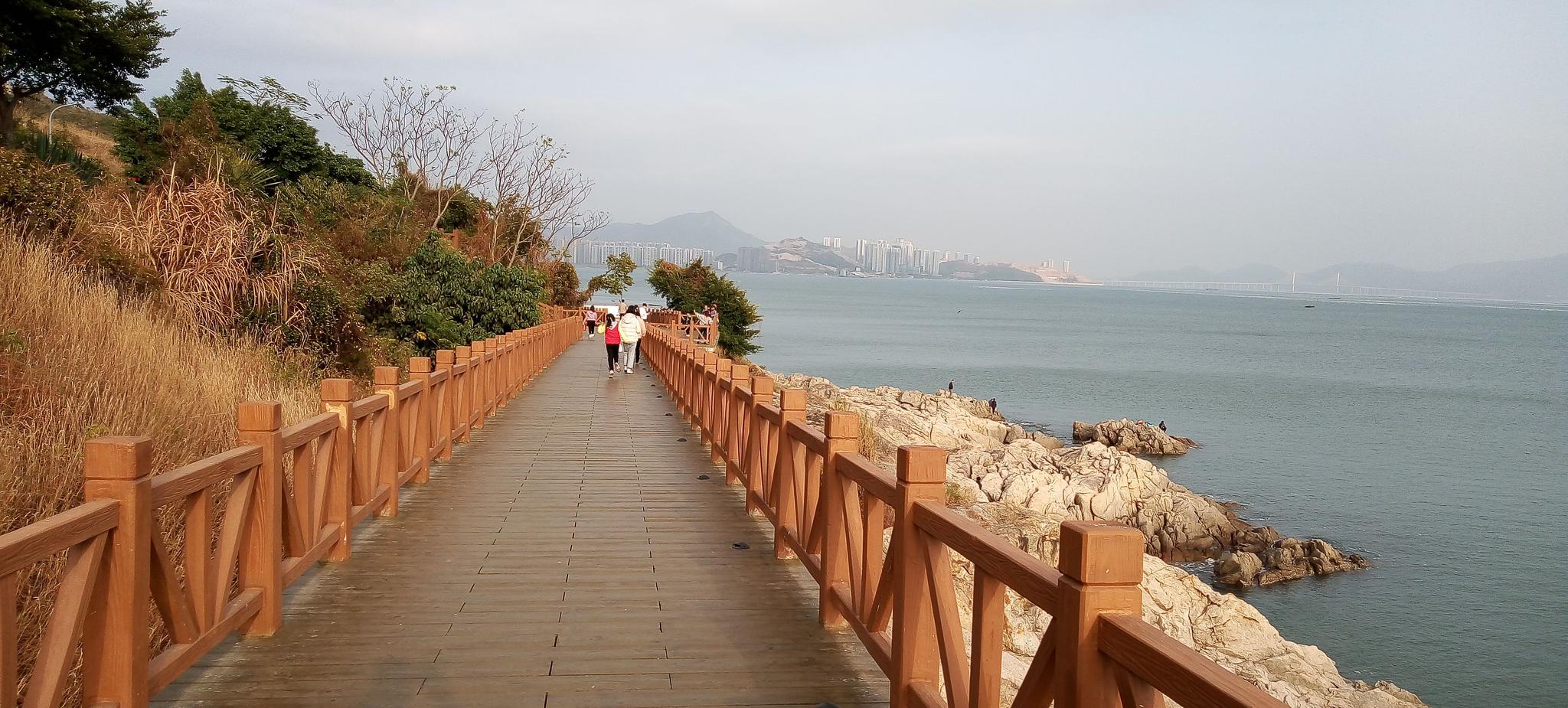惠州大亚湾霞涌镇新建了一条海边栈道,你们去过吗?