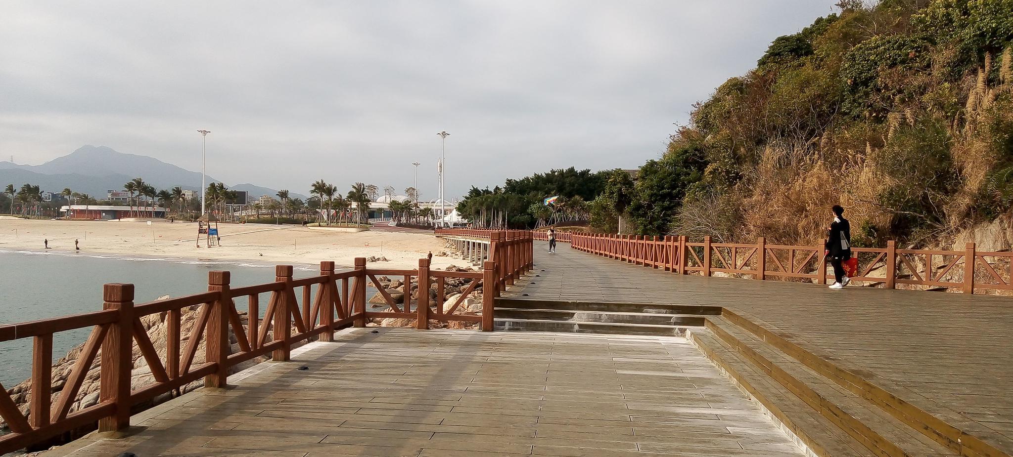 惠州大亚湾霞涌镇新建了一条海边栈道,你们去过吗?