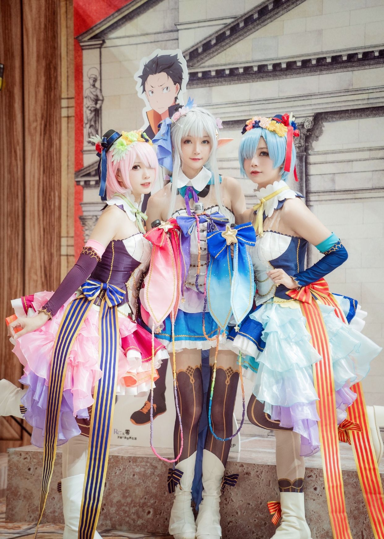 漫展现场,从零开始的女仆!蕾姆和拉姆,这样的穹妹,我可以的!