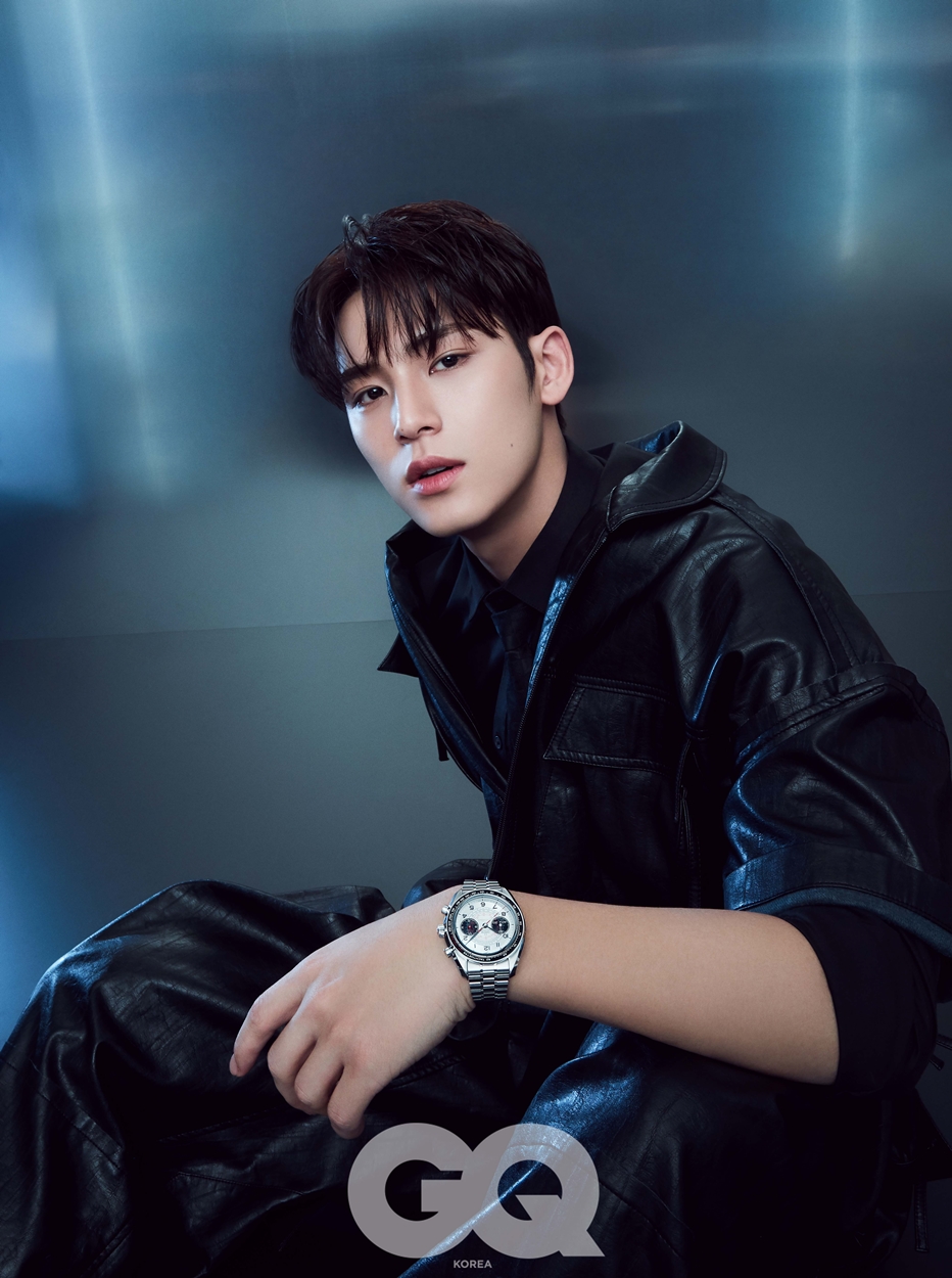 seventeen金珉奎写真棱角分明侧颜超帅