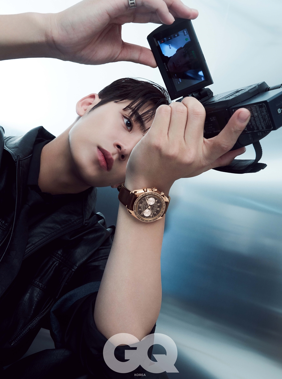 seventeen金珉奎写真棱角分明侧颜超帅