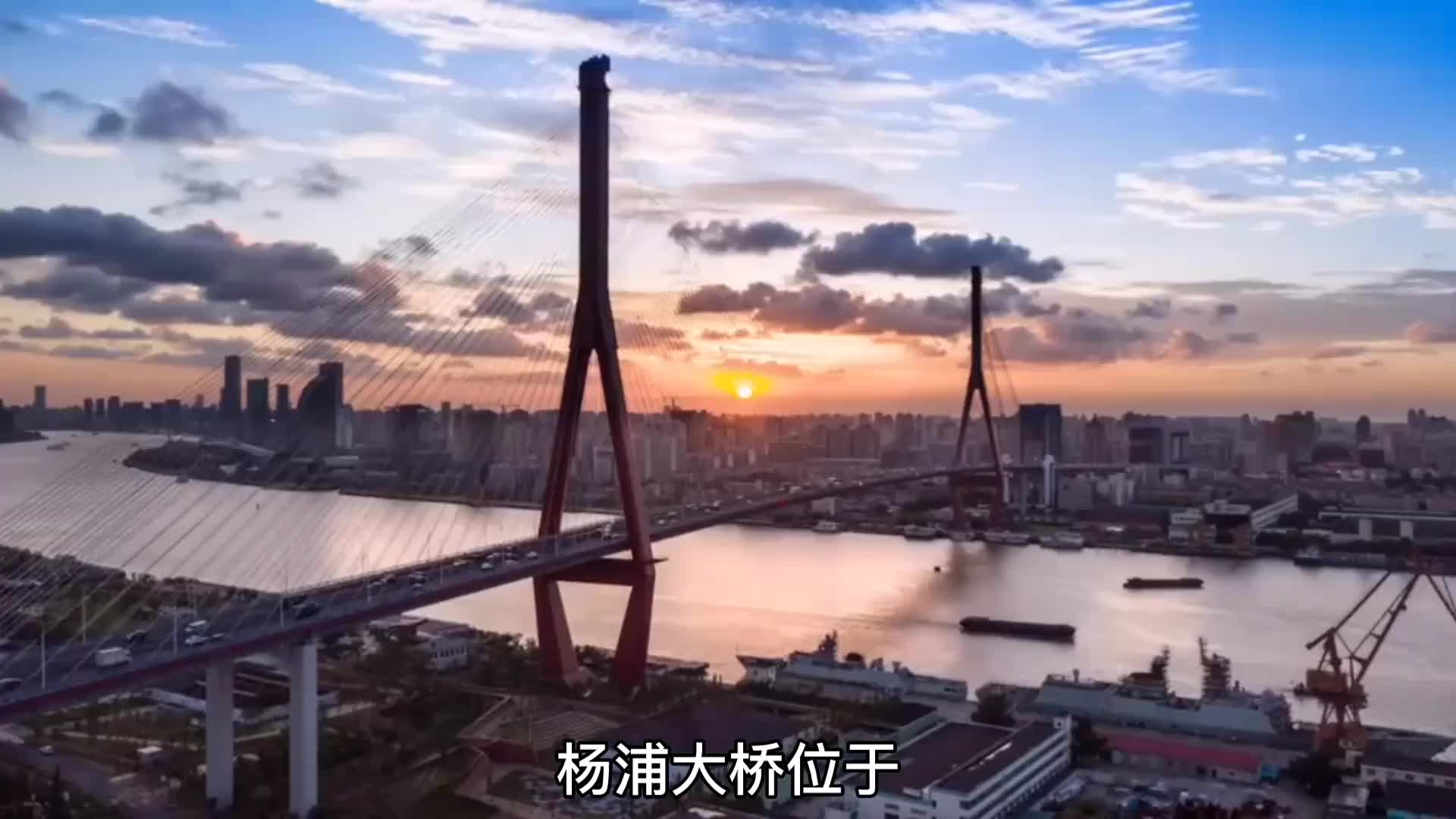 上海杨浦大桥,让您体验魔都的魅力,美吧