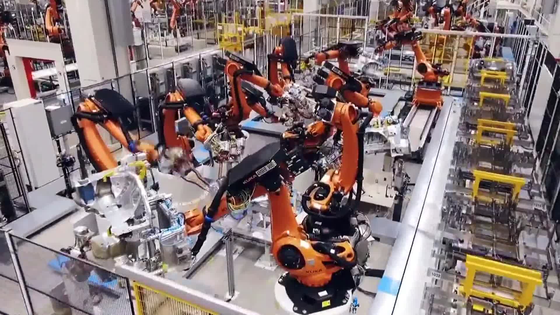 全新一代奔驰c级生产线机械化90邀您欣赏