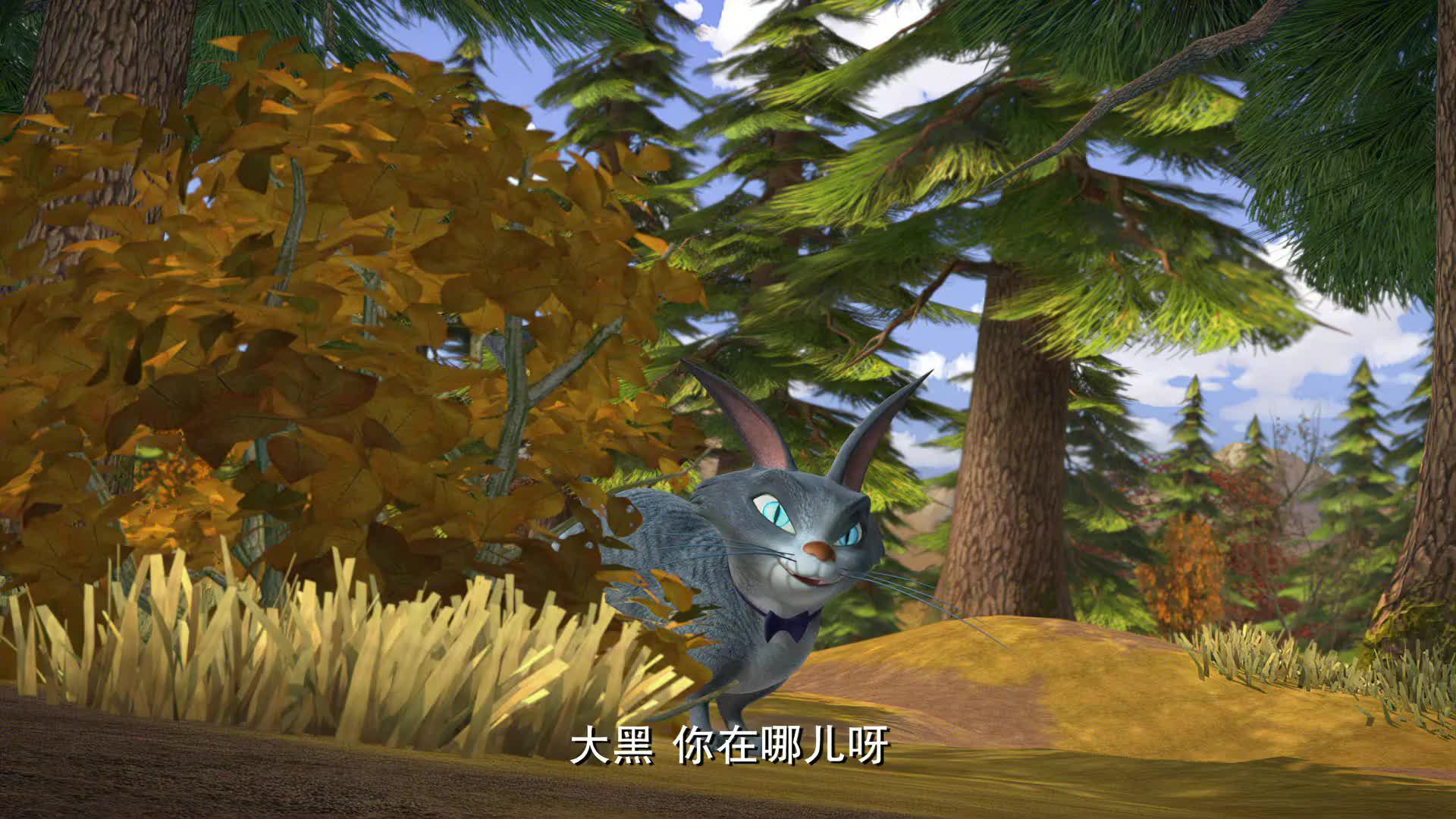 熊出没强哥又添新宠大黑专门对付熊熊们简直是搞笑