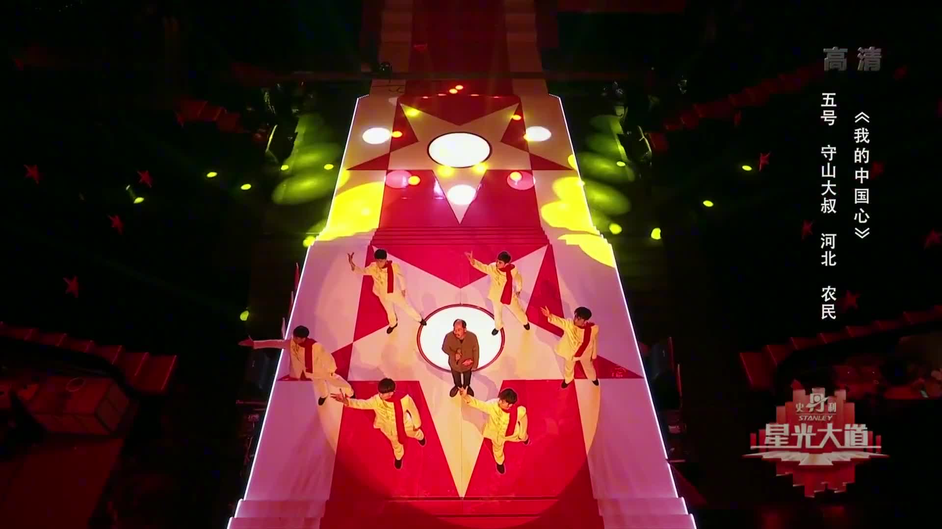 星光大道守山大叔演唱我的中国心嗓音独特开口跪系列