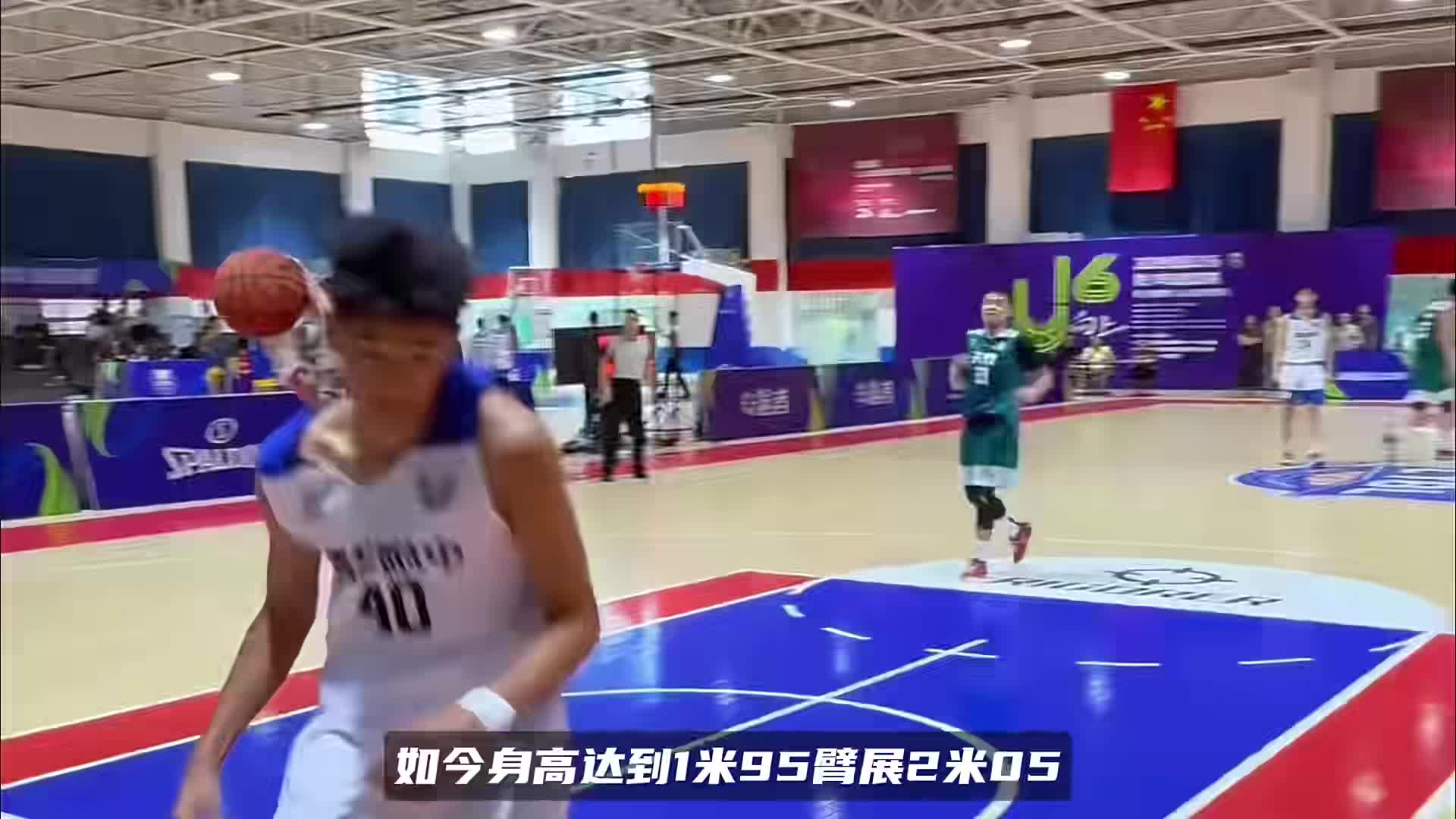 杜锋儿子天赋彻底兑现！杜昆泽15岁身高1米95，超长臂展攻防一体