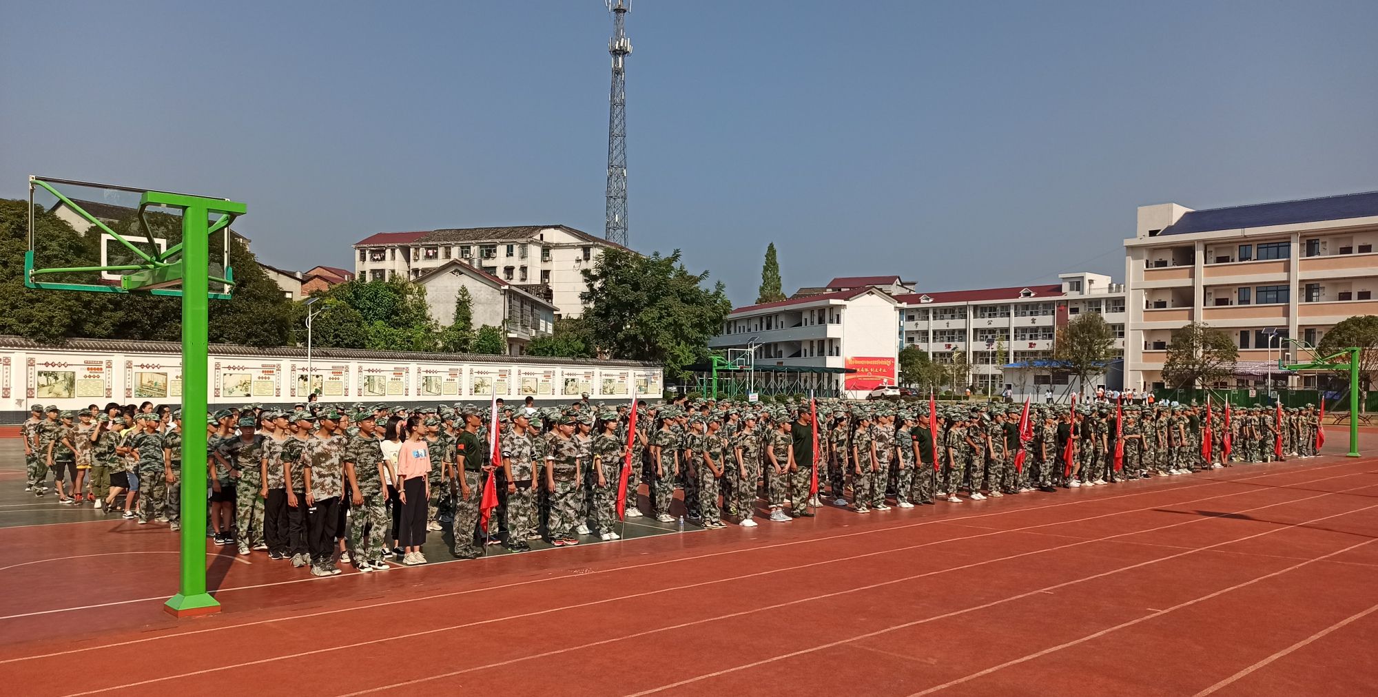 古港中学2020素质训练开营仪式