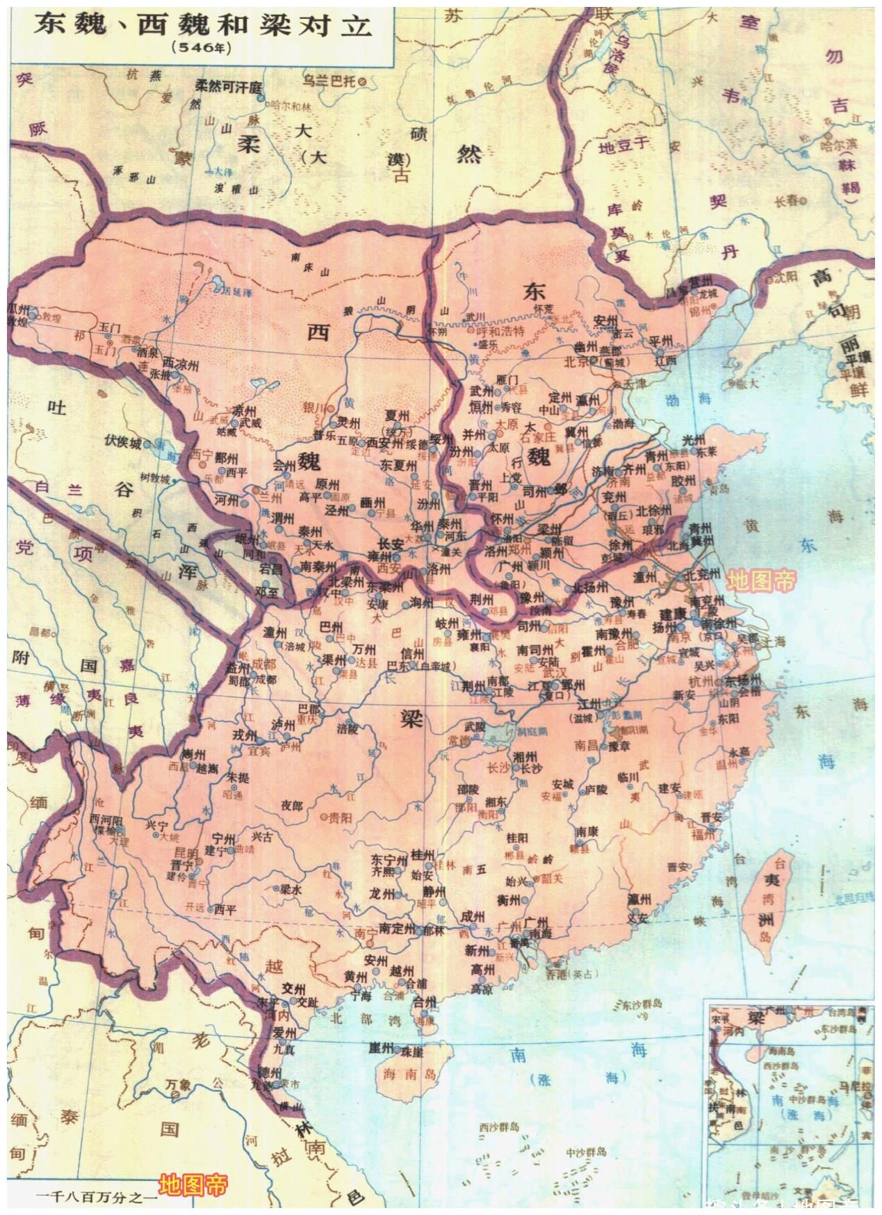 梁朝后梁西梁梁国你能分清吗