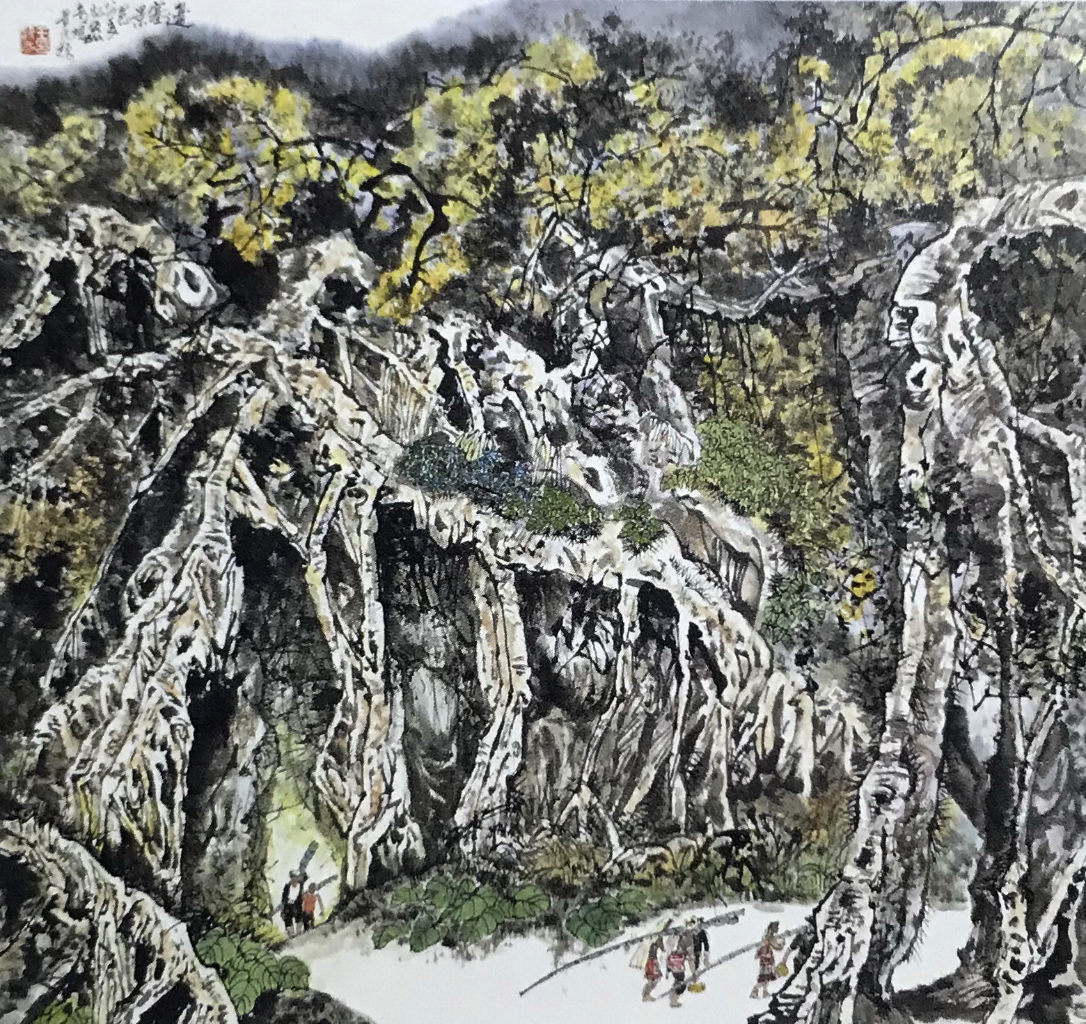 国画艺术：王晋元、陈振国、赵凖旺、昌迦、伍启中、赵青仲作品|赵青仲|王晋元|陈振国