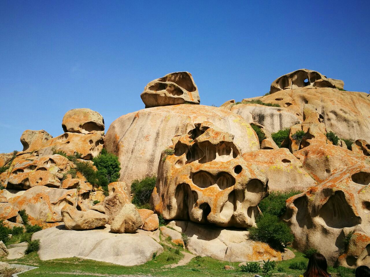 游览怪石峪景区怪石突兀造型各异千姿百态令人脑洞大开