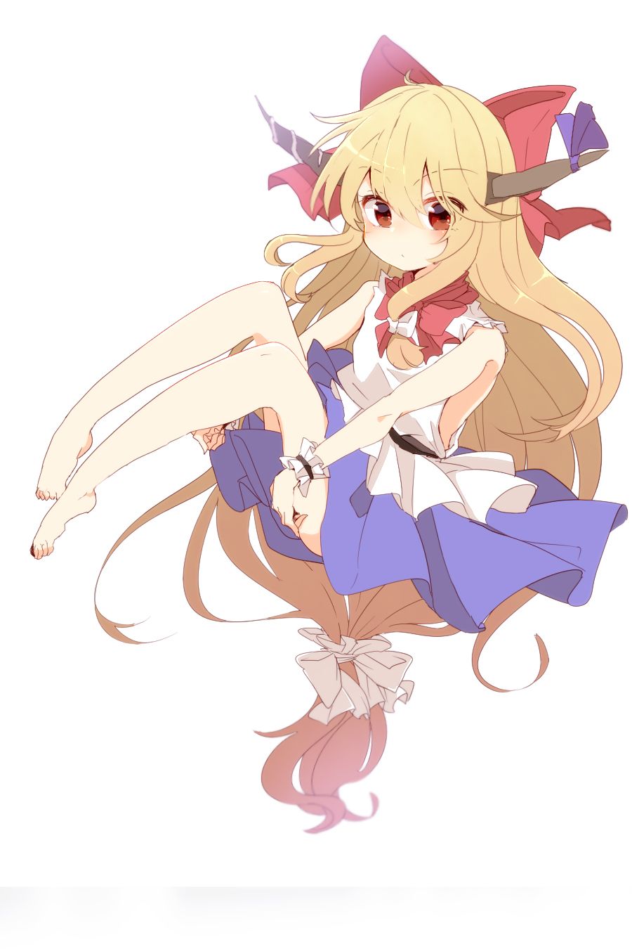 在 东方 里让人喜欢的 伊吹萃香 插画壁纸 画出了她的气质