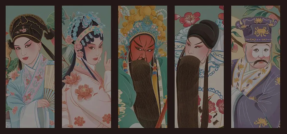 与昆曲服饰的美悦邂逅,传统戏曲元素的丰富绚丽着色在昆山万象汇空间.