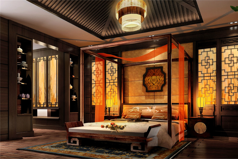 1000㎡中式典雅装修,细节设计堪称完美,格调高雅很有档次!