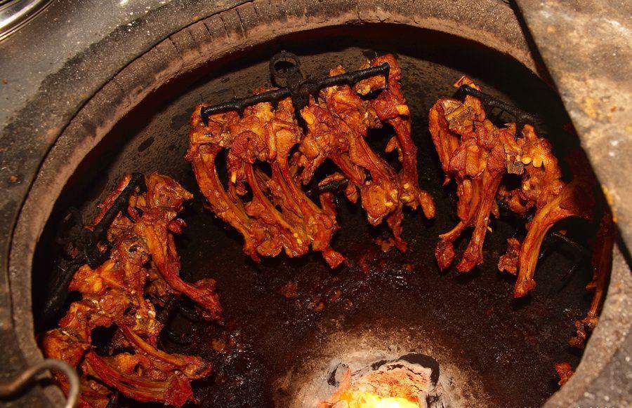 架子肉烧烤巨无霸新疆人吃肉好霸气