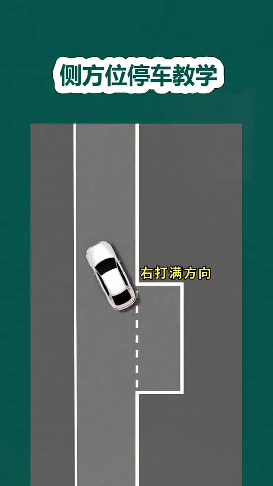 侧方位停车技巧你学会了吗