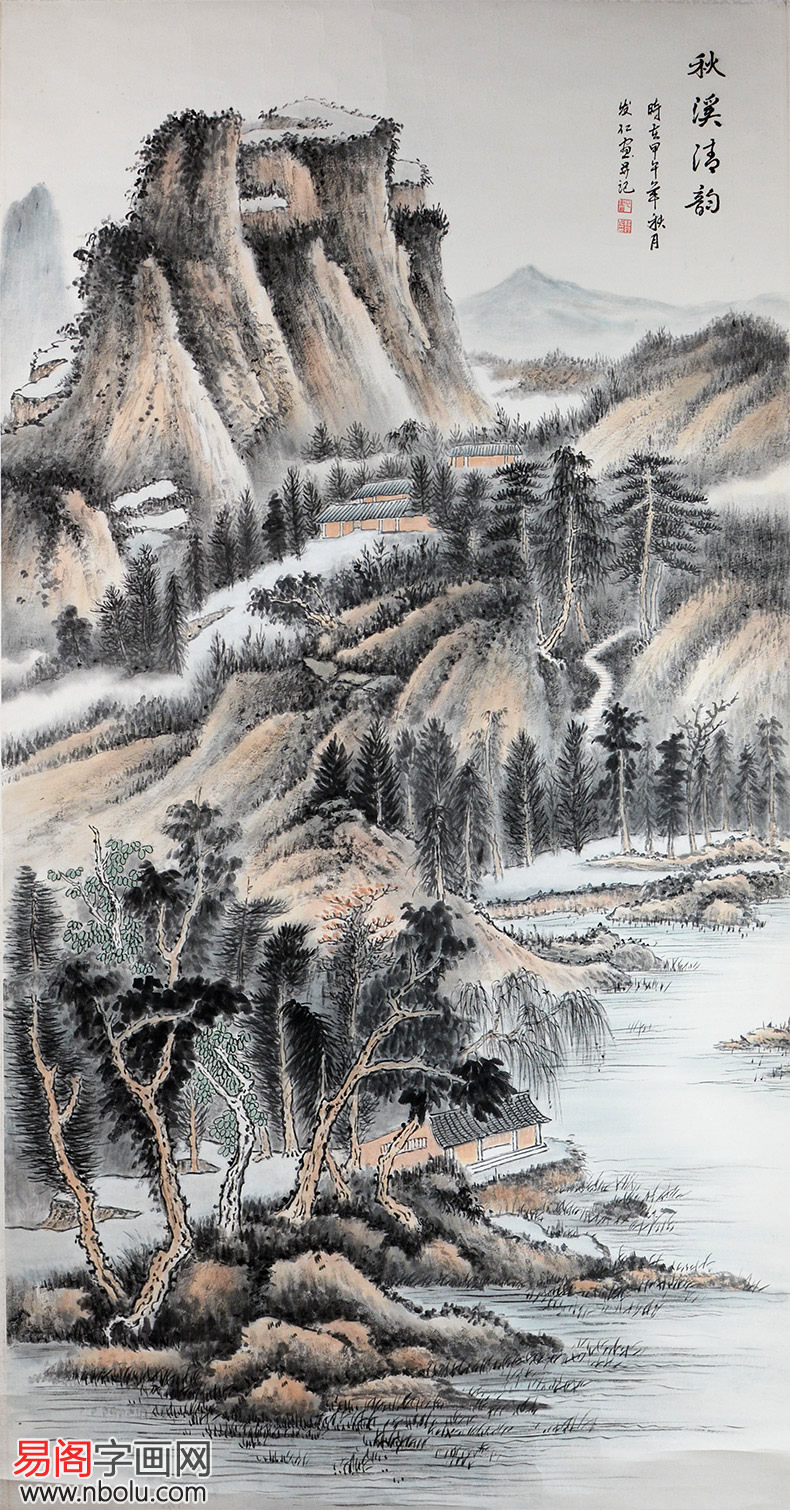 时发仁的山水画:江山如画,大美无言|山水画|太行山|山水_新浪新闻