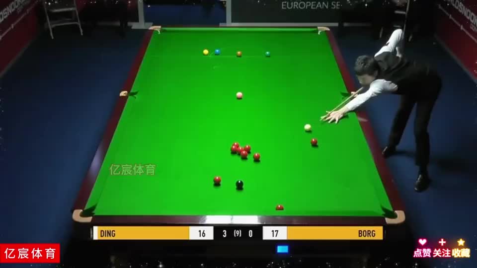 德国大师赛焦点战：丁俊晖准度拉满碾压对手，实力不俗