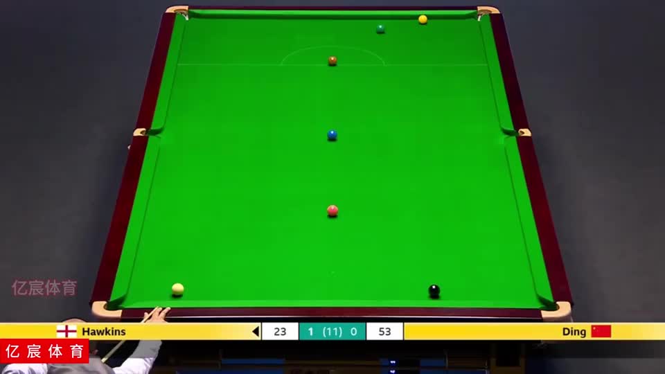 丁俊晖再次大胜霍金斯，防守无效，太猛了