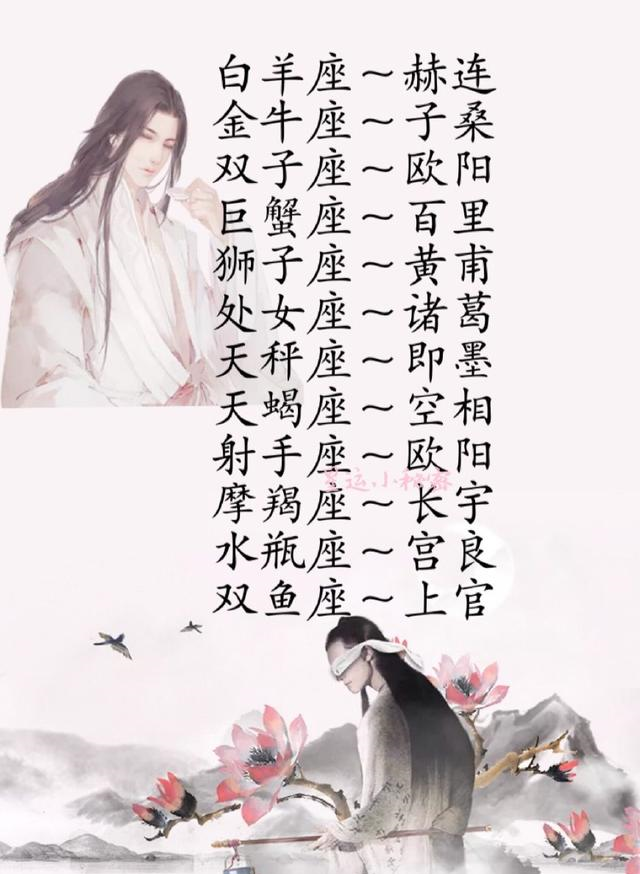 古风两字取名(古风两字取名女孩)