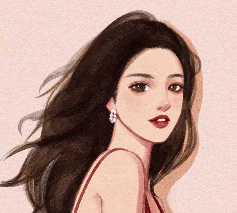 手绘复古港风头像,太好看了,爱了爱了_高清图集_新浪网