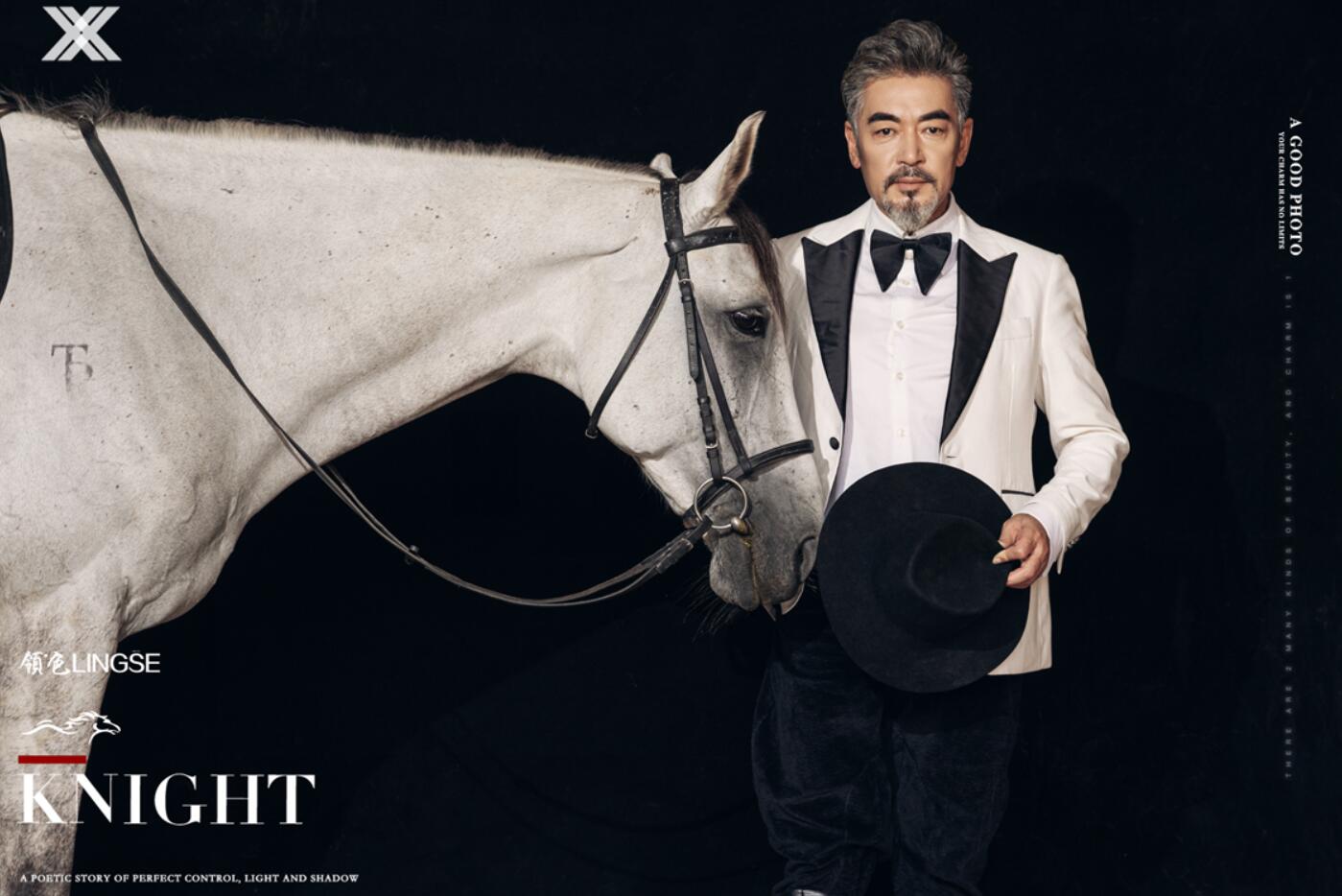 演员何涌生曝光秋日写真型男大叔尽显复古时尚魅力