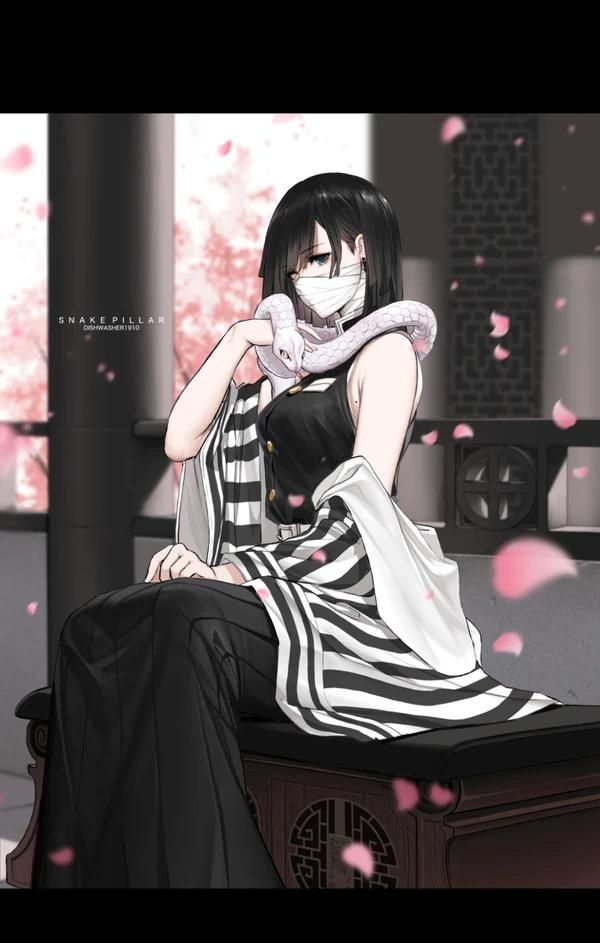 画师推荐:dishwasher1910,娘化蛇柱,男化恋柱,其实百合更好呀_高清