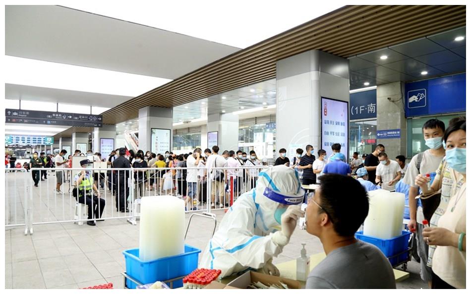 探访南京站核酸检测采样点：旅客6小时可拿结果休闲区蓝鸢梦想 - Www.slyday.coM