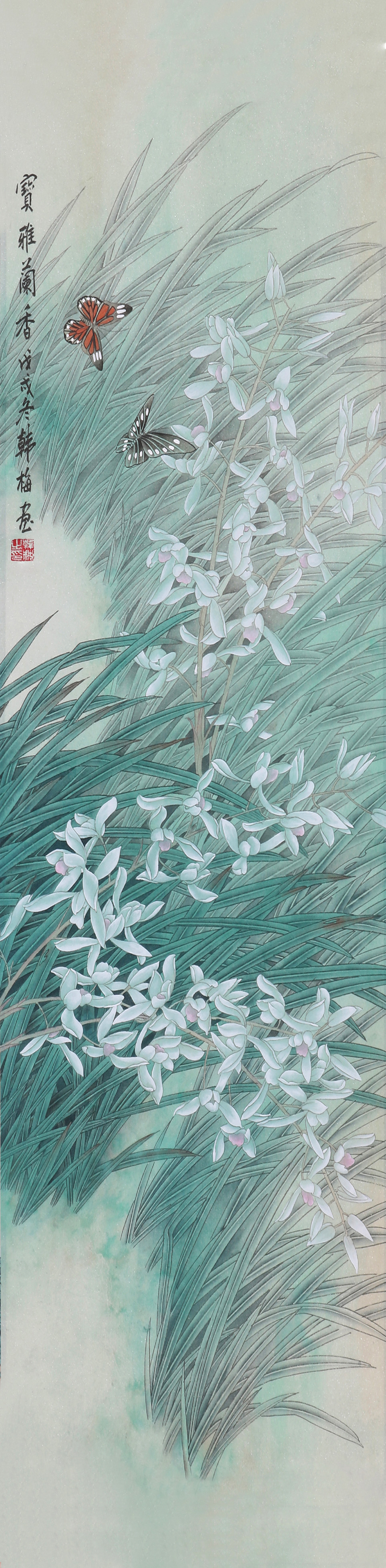 你知道家里为什么要挂一副兰花国画吗？休闲区蓝鸢梦想 - Www.slyday.coM